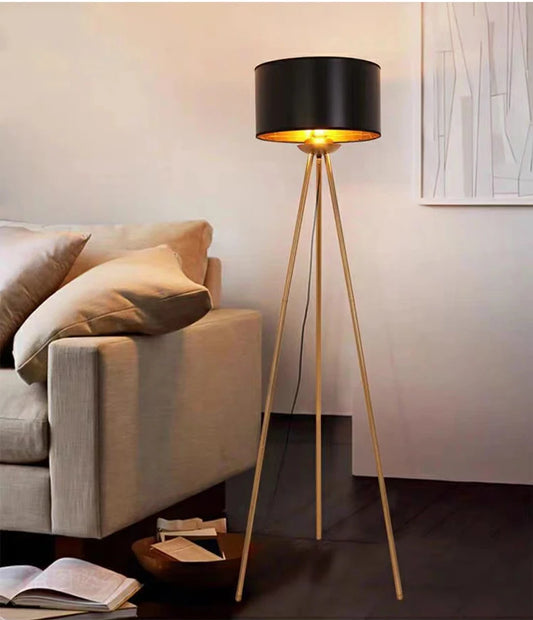 Lampe sur Pied Modern Wood - Lampadaire au Accent Chic
